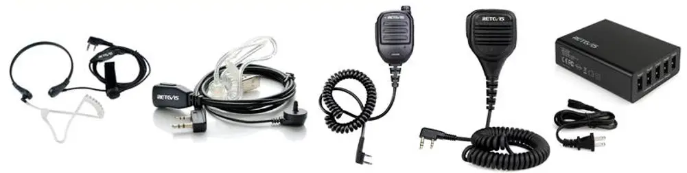 RETEVIS RB18 Walkie Talkies for Adults- Accessries