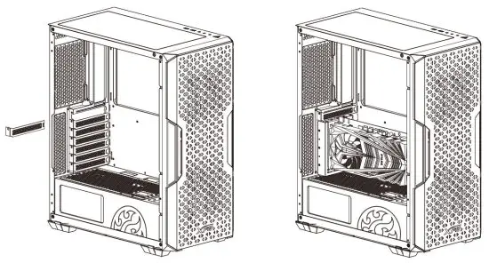 XPG STARKER AIR Compact Mid-Tower Chassis - Horizontal