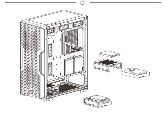 XPG STARKER AIR Compact Mid-Tower Chassis - screwsf