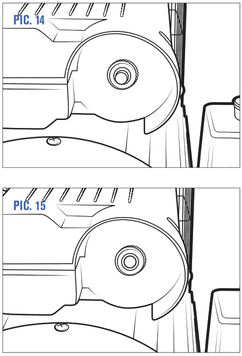 BLACKRIDGE Compressor Belt-Drive - Reset button