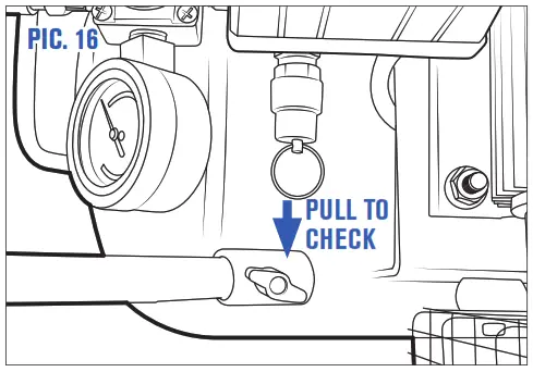 BLACKRIDGE Compressor Belt-Drive - Safety valve