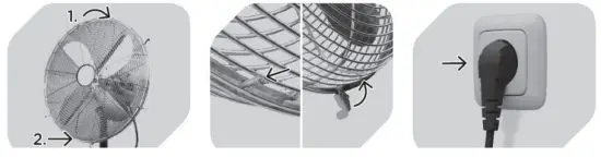 H Koenig joe48 Metal Table Fan - figure 3