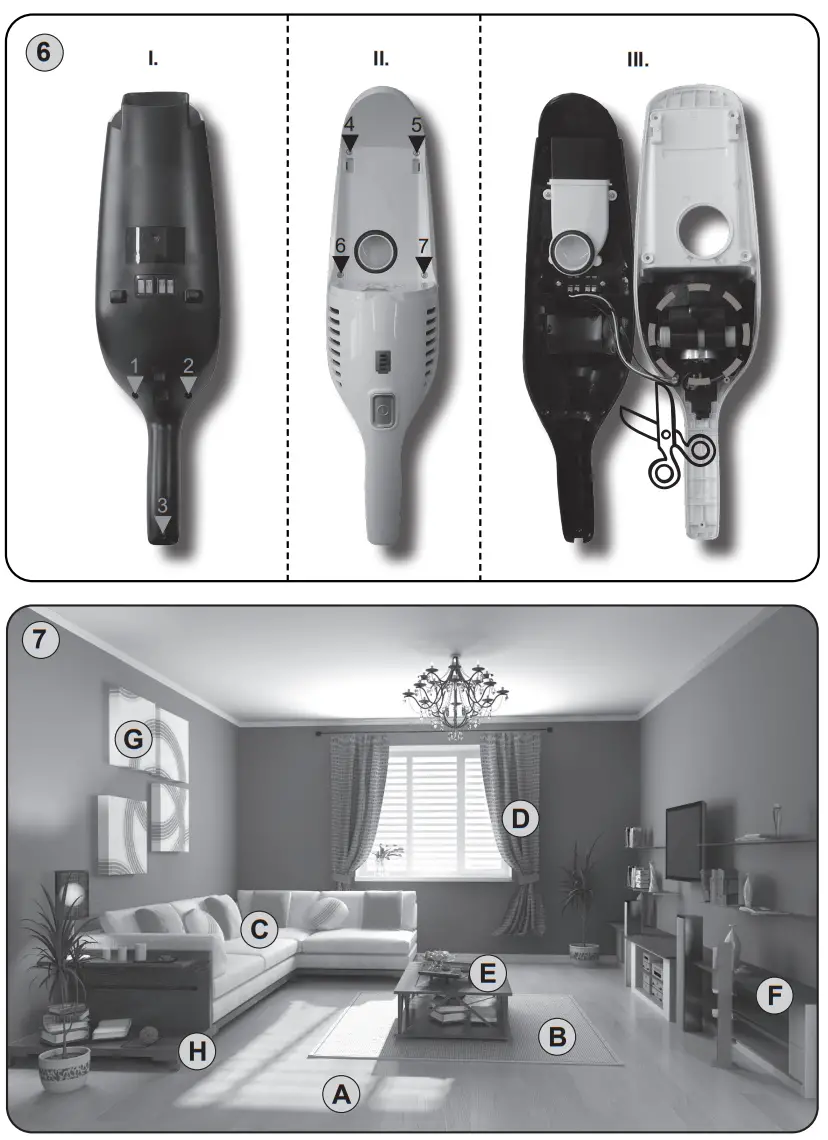 eta 5003049 Moneto Stick Vacuum Cleaner - fig 1