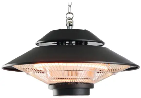 electriQ eiQECH Outdoor Ceiling Hanging Heater