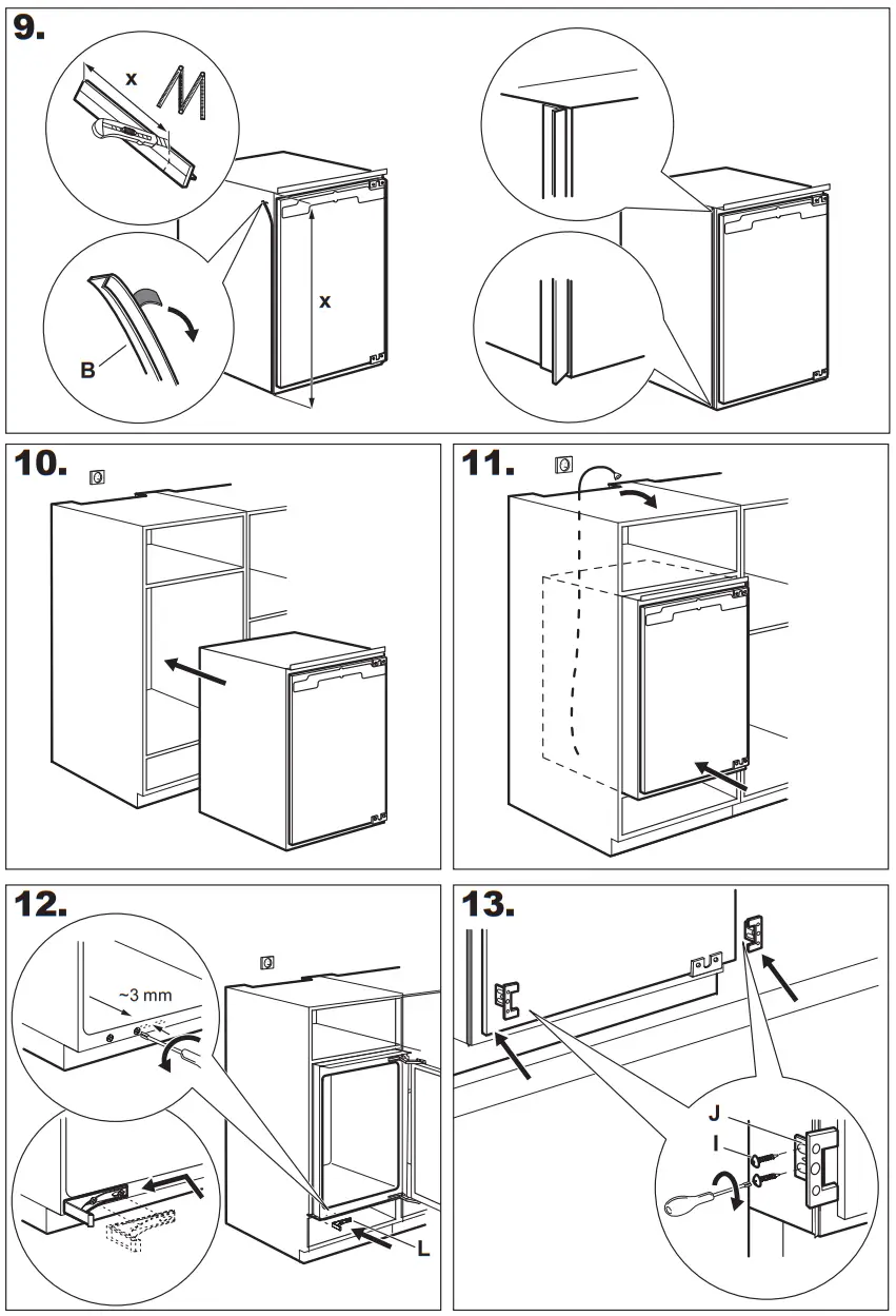 AEG SFB612F1AS Single Door Built in Freezer - Fig 3