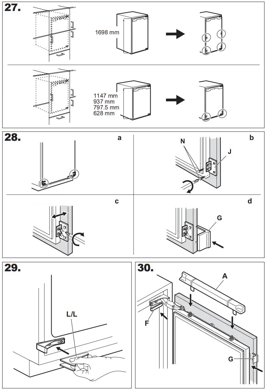 AEG SFB612F1AS Single Door Built in Freezer - Fig 7