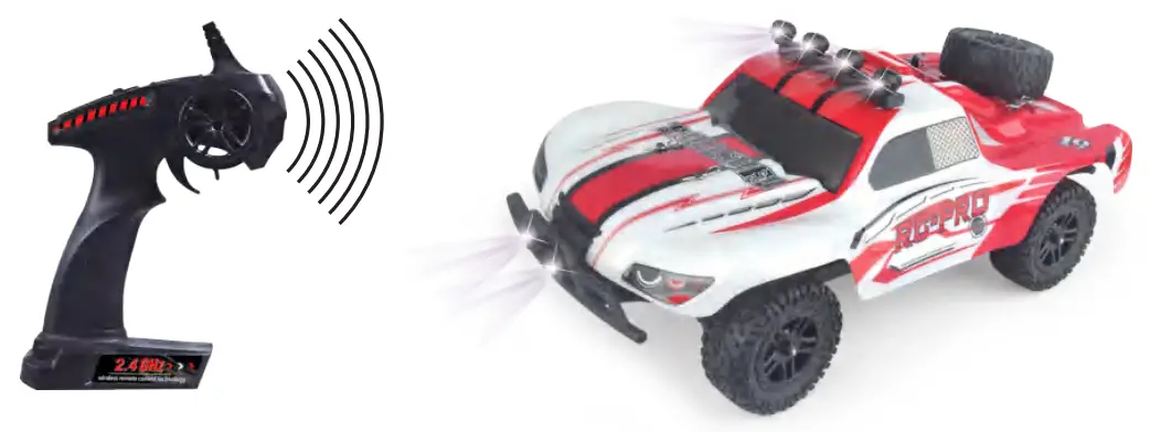 RC PRO THRASHER 1 18 Scale 4WD Short Course Truck 2.4g Radio System - 11