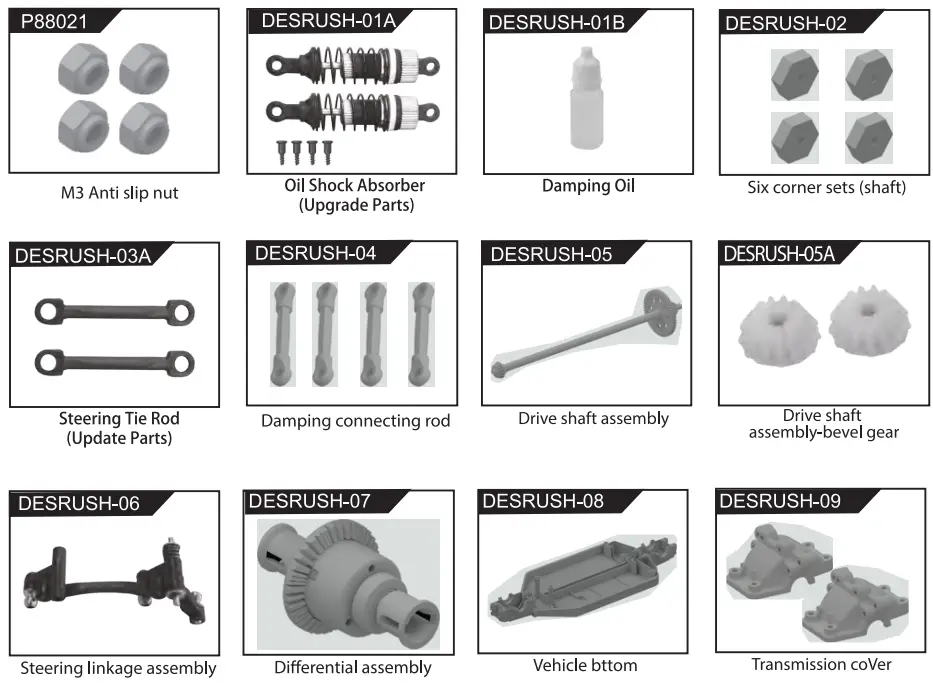 RC PRO THRASHER 1 18 Scale 4WD Short Course Truck 2.4g Radio System - 14