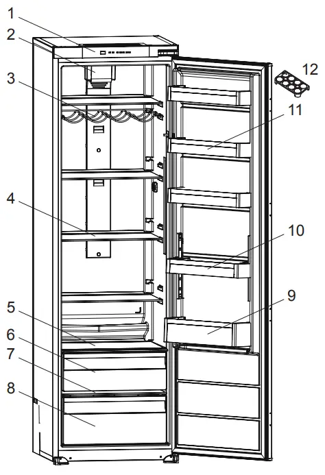 Cylinda-KI6277XNSE-Sliding-Door-177-cm-Refrigerator-fig-1