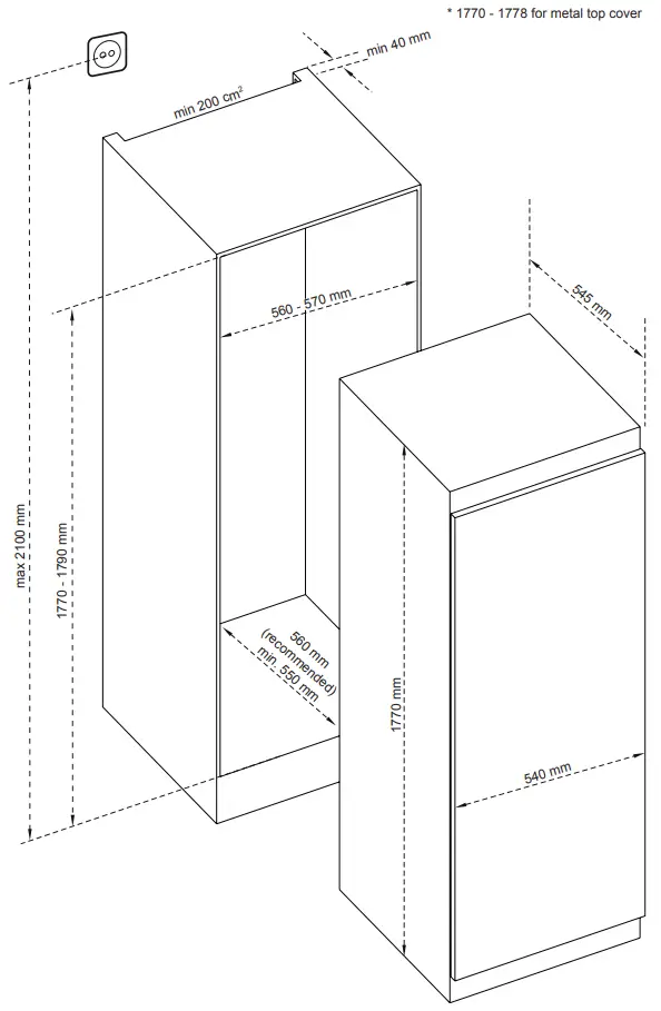 Cylinda-KI6277XNSE-Sliding-Door-177-cm-Refrigerator-fig-2