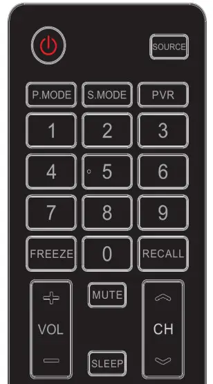 kogan Curved 4K LED Remote Control