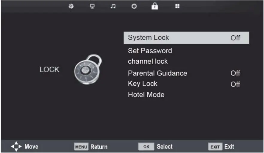 kogan Curved 4K LED TV Lock Plenu