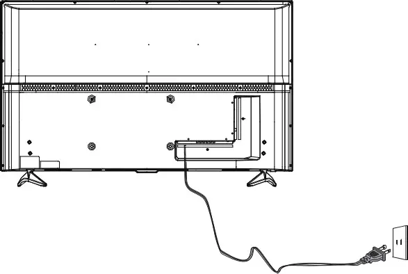 kogan Curved 4K LED TV Plug the TV