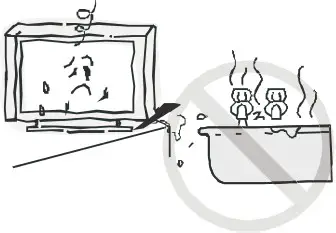 kogan Curved 4K LED TV television near water