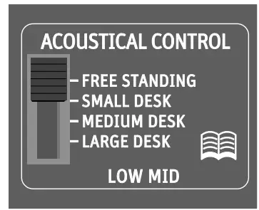 NEUMANN BERLIN KH 80 DSP Active Studio Monitor - controls