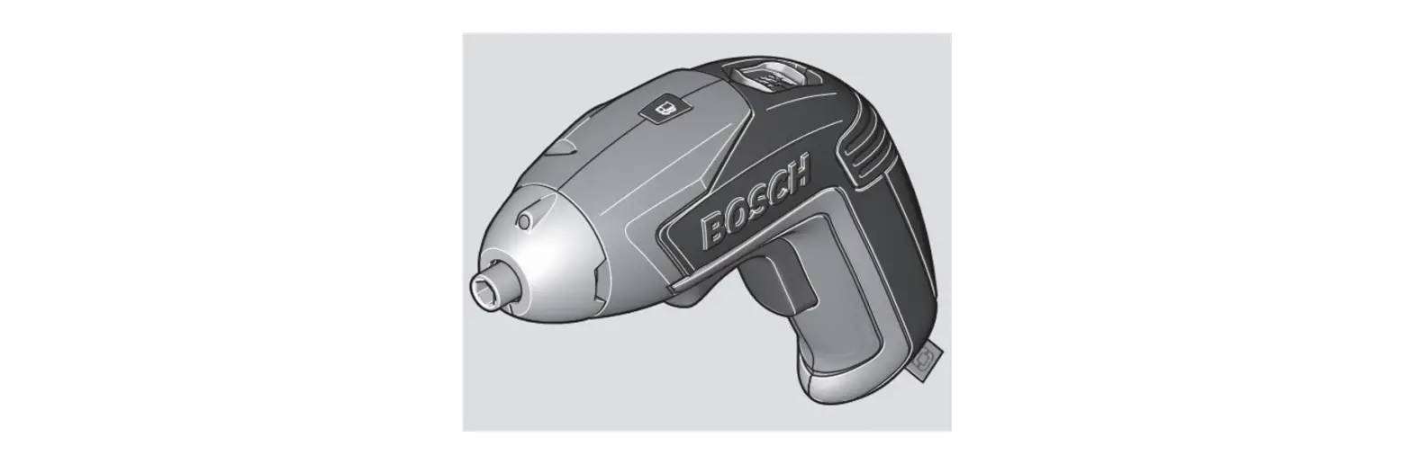 Bosch Ixo-5 Cordless Screwdriver Instruction Manual