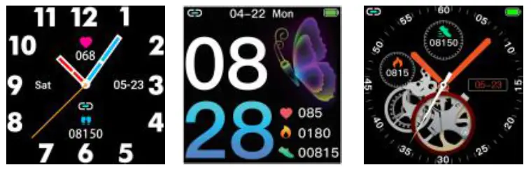 AEPREK G22 Smart Watch - Main Menu