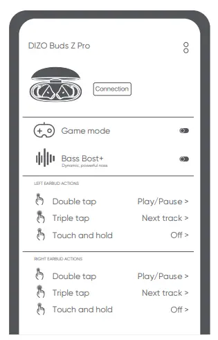 DIZO DA2123 TechLife Buds Z Pro True Wireless Bluetooth Headset -fig3