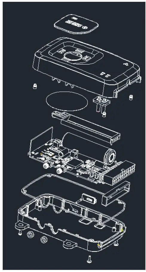NIUV35LTE Smart Central Controller User Manual - Exploded view