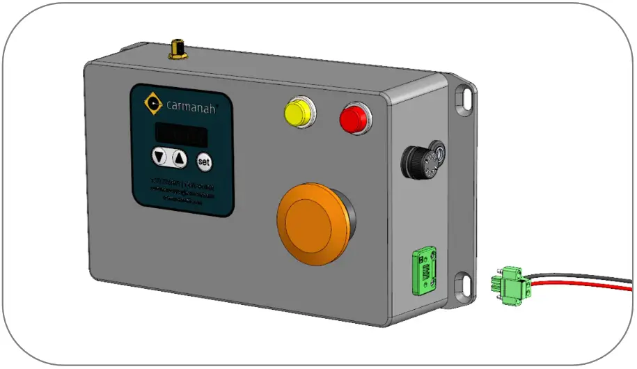 carmanah R838 Wireless Remote Beacon Controller - Connector Interface