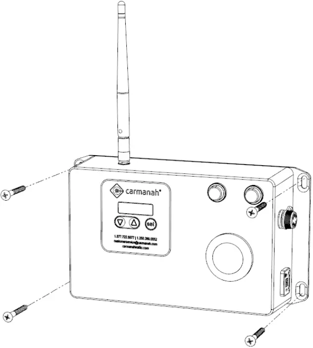 carmanah R838 Wireless Remote Beacon Controller - Installation