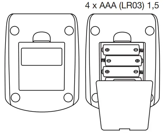 beurer BM 35 Upper Arm Blood Pressure Monitor Instruction Manual Inserting the batteries