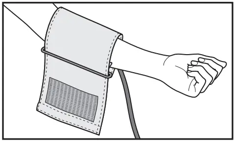 Attaching the cuff