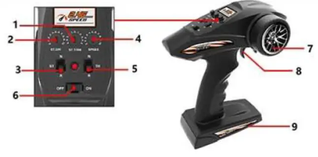 Shantou City Chenghai Jingwei Industrial 866-167 Power Racing 2.4GHz Radio Remote Control Monster Truck - fig8