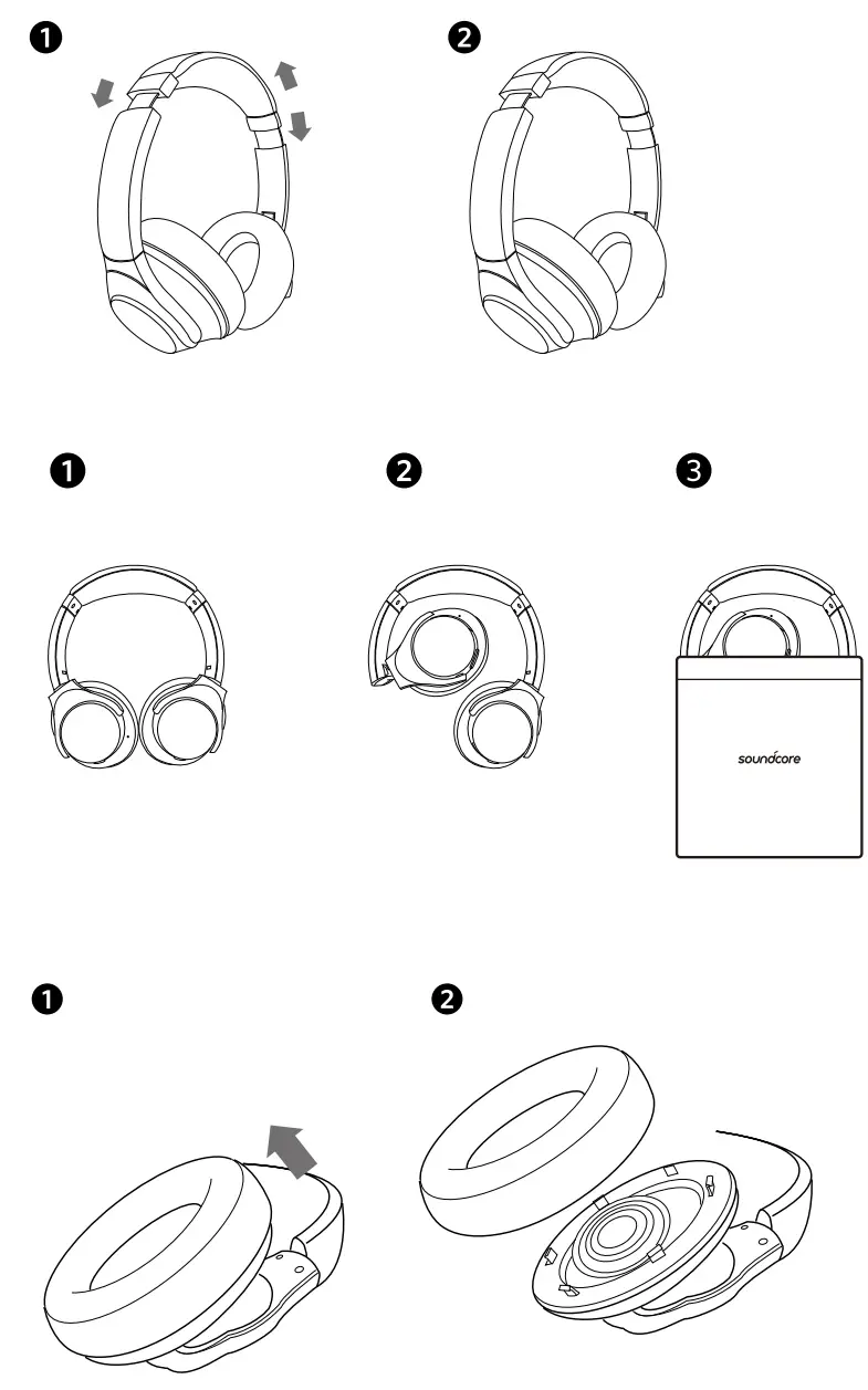 soundcore Life Q20 Headphones - fig 2