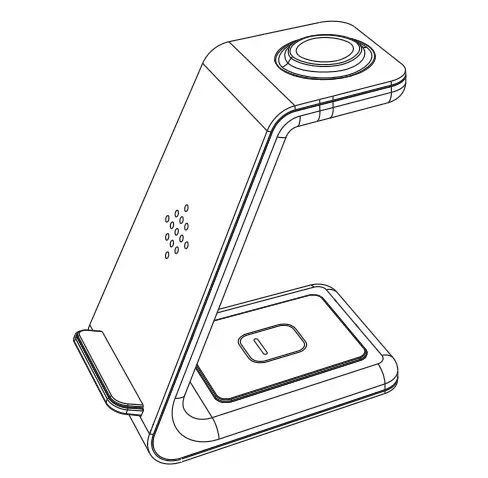 OPTONICA 9500 3 In 1 Wireless Charging Station