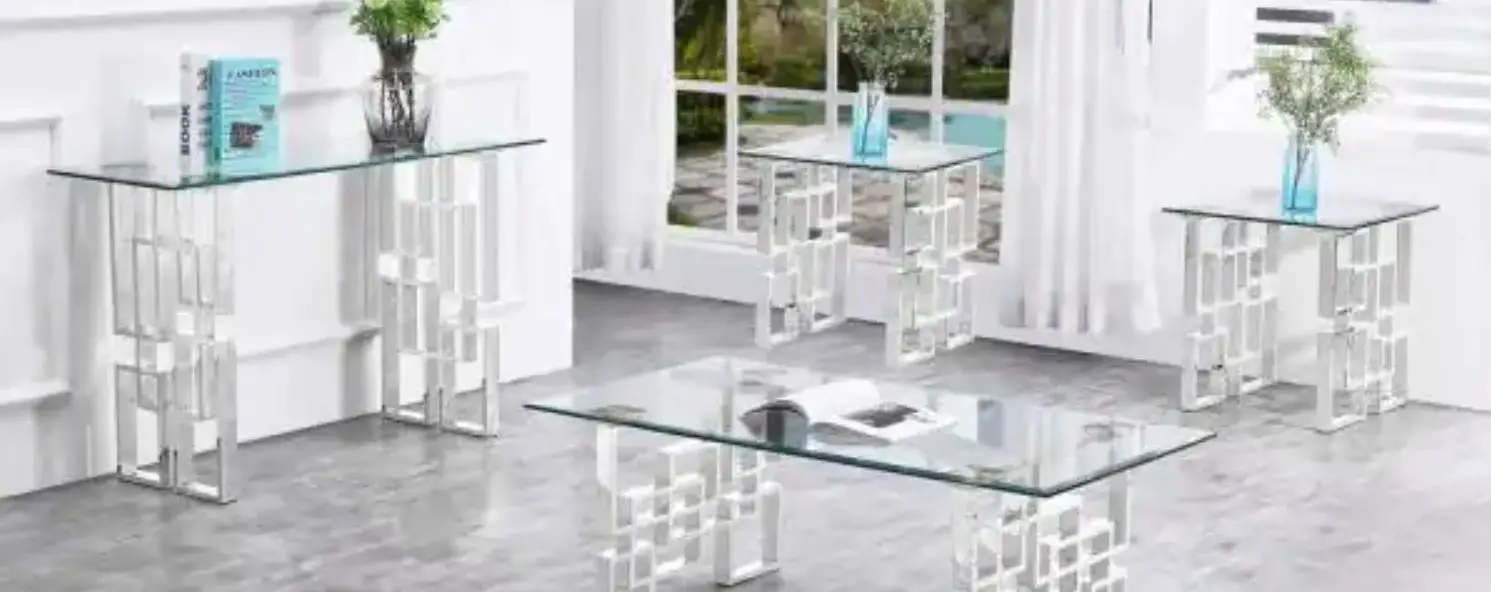 Thdstatic Ct223 Gold Stainless Steel Base With End Table User Manual