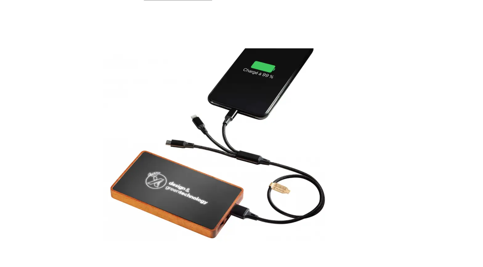 Scx Design P35.30l Maple Wood Power Bank 5000 Mah Instruction Manual