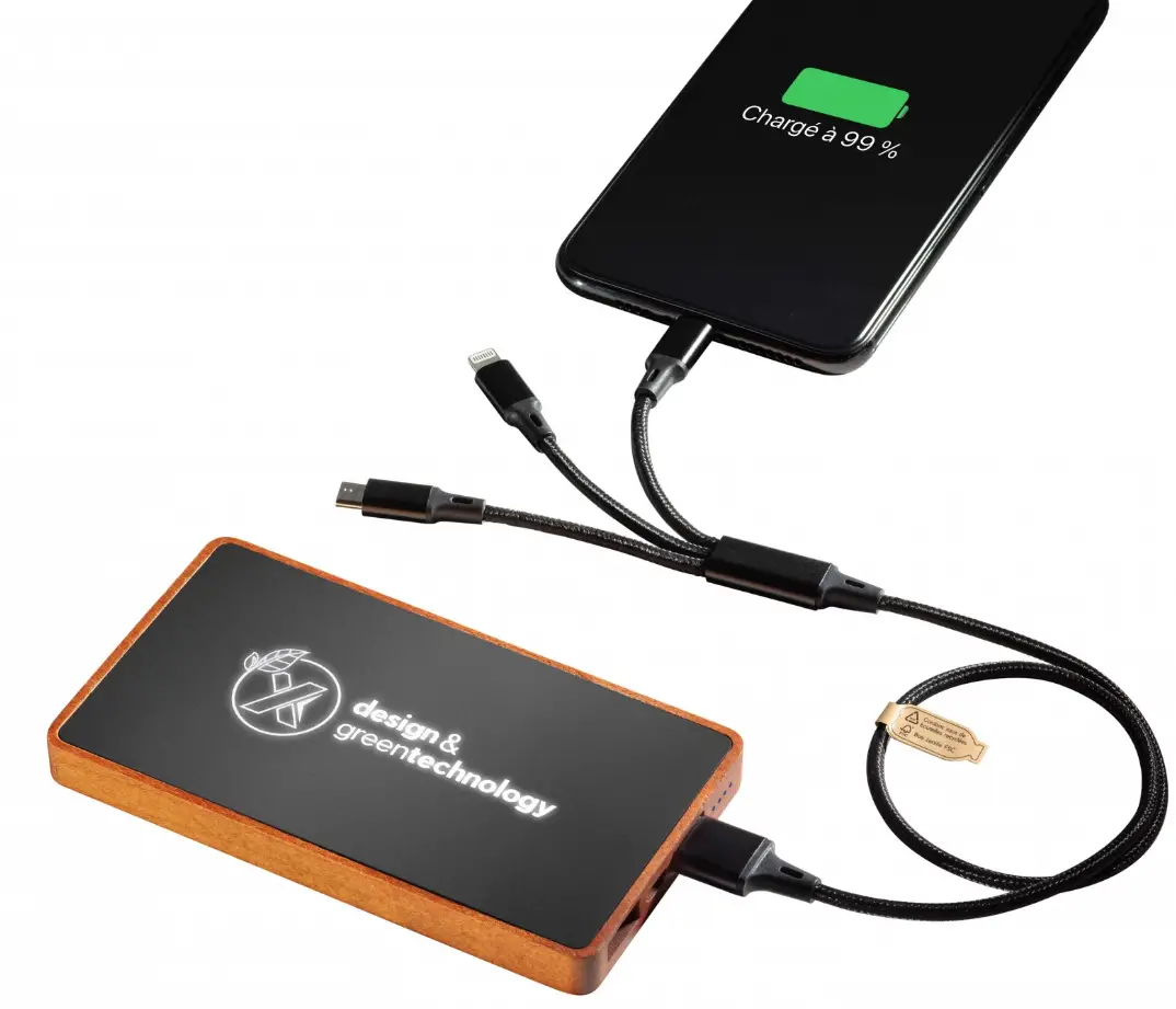 SCX Design P35.30L Maple Wood Power Bank 5000 mAh product