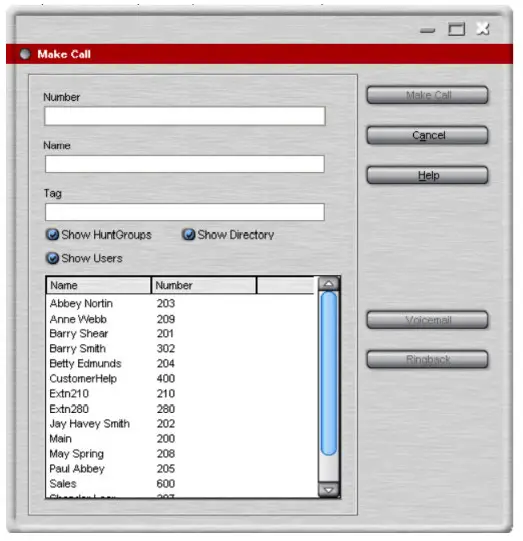 Northland Communications Avaya IP Office Phone Manager Soft Console - figure 4