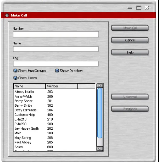 Northland Communications Avaya IP Office Phone Manager Soft Console - figure 5
