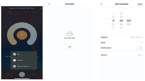 Maxxima-MEL-6150DW-Smart-WiFi-LED-Outdoor-Wall-Light-fig-9