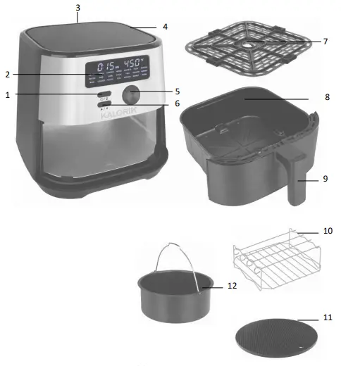 KALORIK AFO 46045 SS MAXX Digital Air Fryer Oven-fig3
