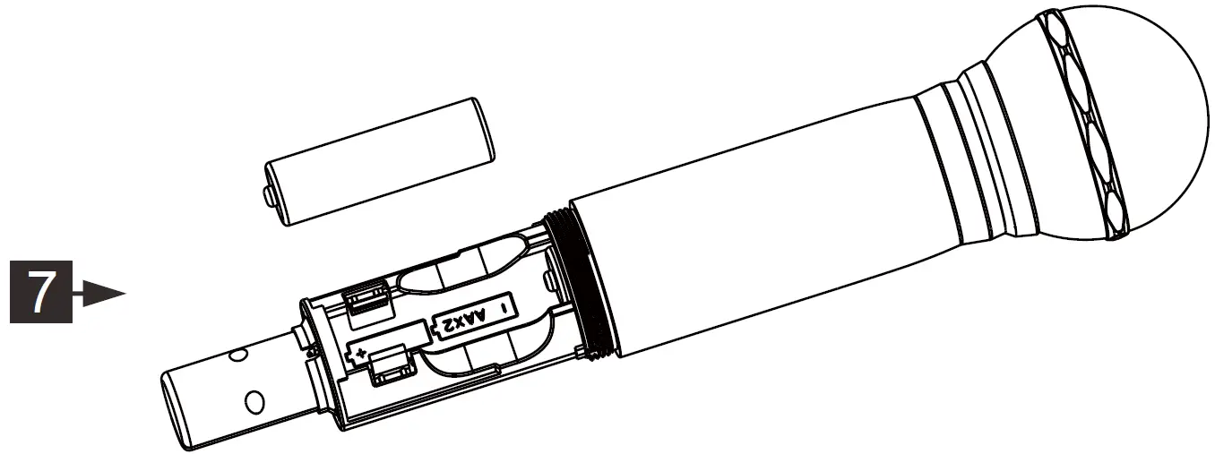 Wharfedale Pro 650-700 MHz version Aeroline Vocal 06