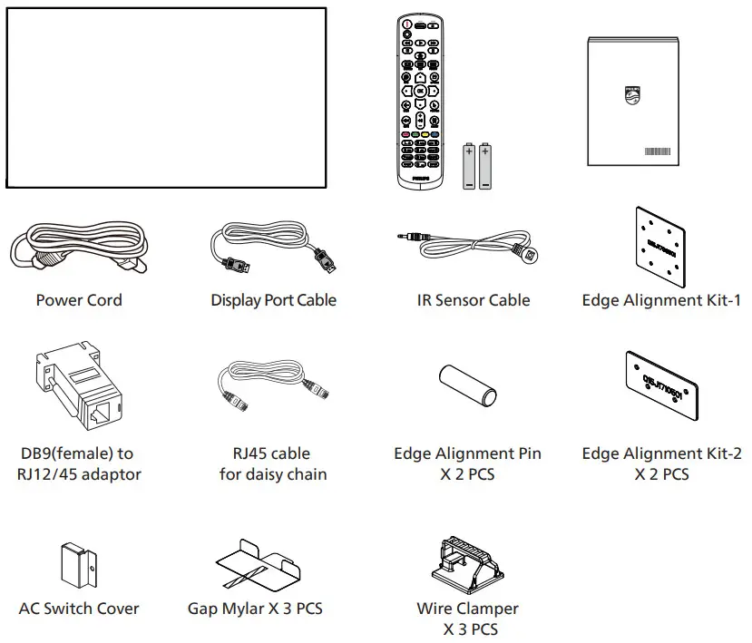 PHILIPS 55BDL4107X X Line Professional Display Solutions - fig 1