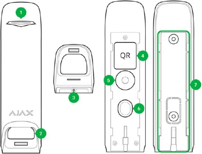 AJAX MotionProtect - Elements