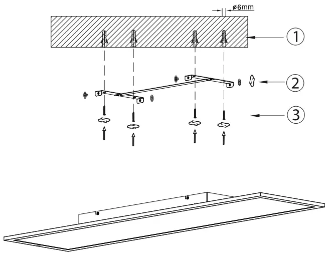 Paul Neuhaus 8098 16 Q FLAG LED Ceiling Light -