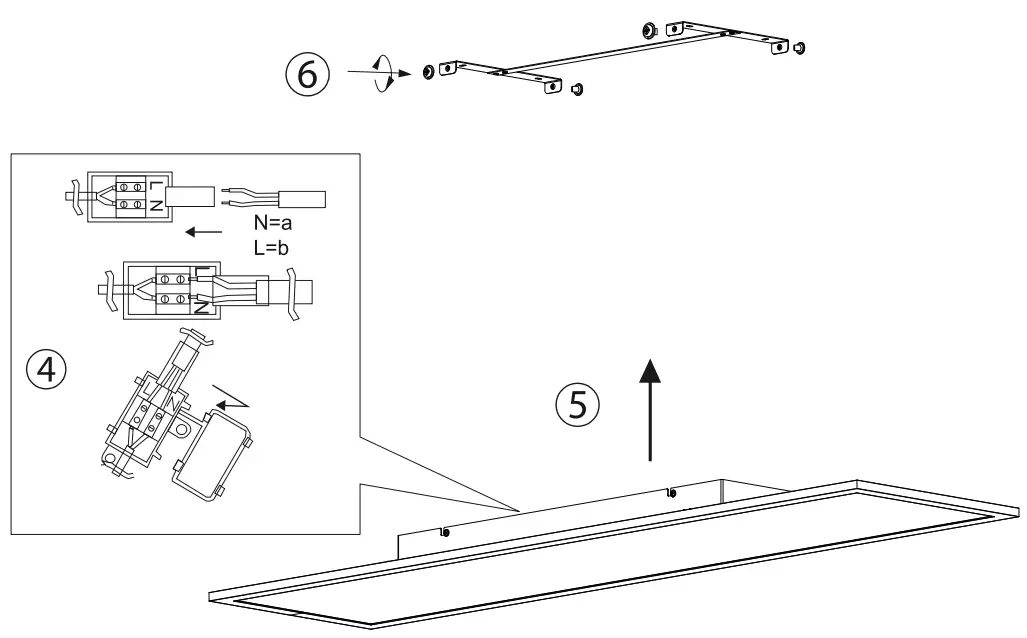 Paul Neuhaus 8098 16 Q FLAG LED Ceiling Light - fig 2
