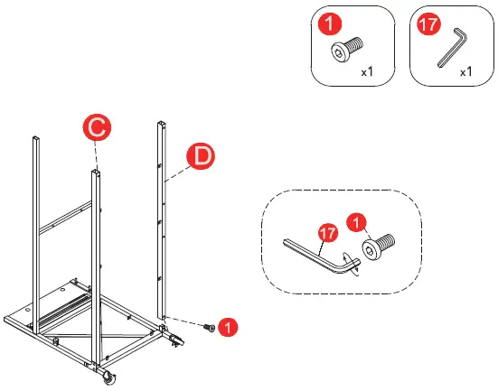 Rustic 810534677 2 Drawer TV Stand-14