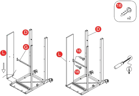 Rustic 810534677 2 Drawer TV Stand-16