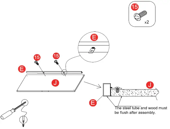 Rustic 810534677 2 Drawer TV Stand-22