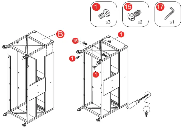 Rustic 810534677 2 Drawer TV Stand-30