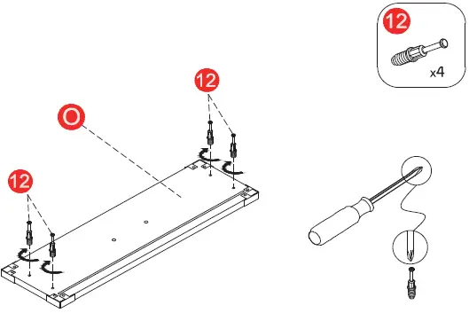 Rustic 810534677 2 Drawer TV Stand-42