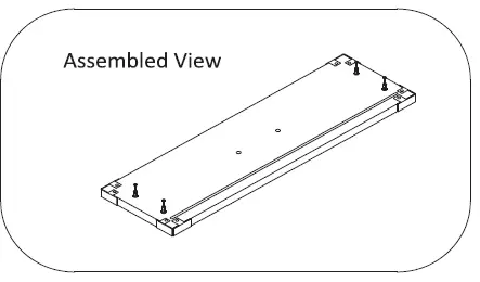 Rustic 810534677 2 Drawer TV Stand-43