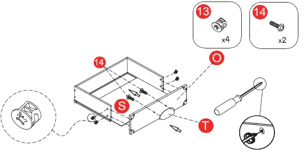 Rustic 810534677 2 Drawer TV Stand-44