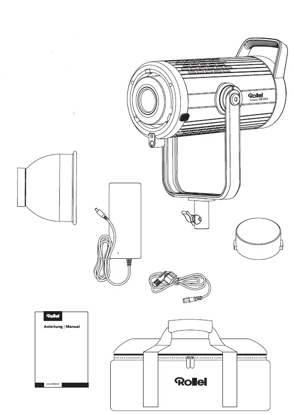 Rollie 28246 Soluna 150 RGB Continuous LED light FIG 2